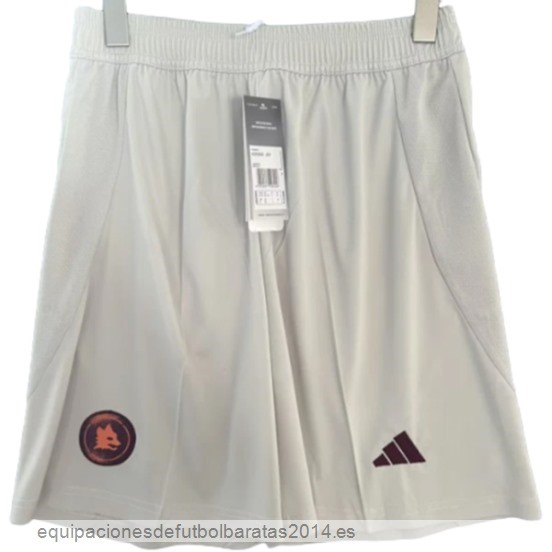 Nuevo 2ª Pantalones As Roma 24/25 Blanco Baratas